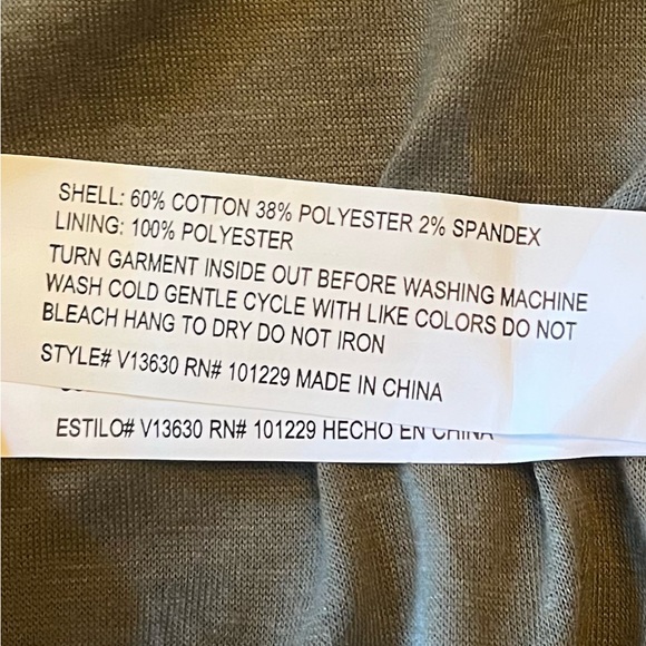 ASHLEY BY 26 Sage Crop Jacket With Cargo Pockets SZ L - Picture 14 of 14